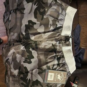 Beverly Hills Polo Club Kids Camouflage Shorts - Gray